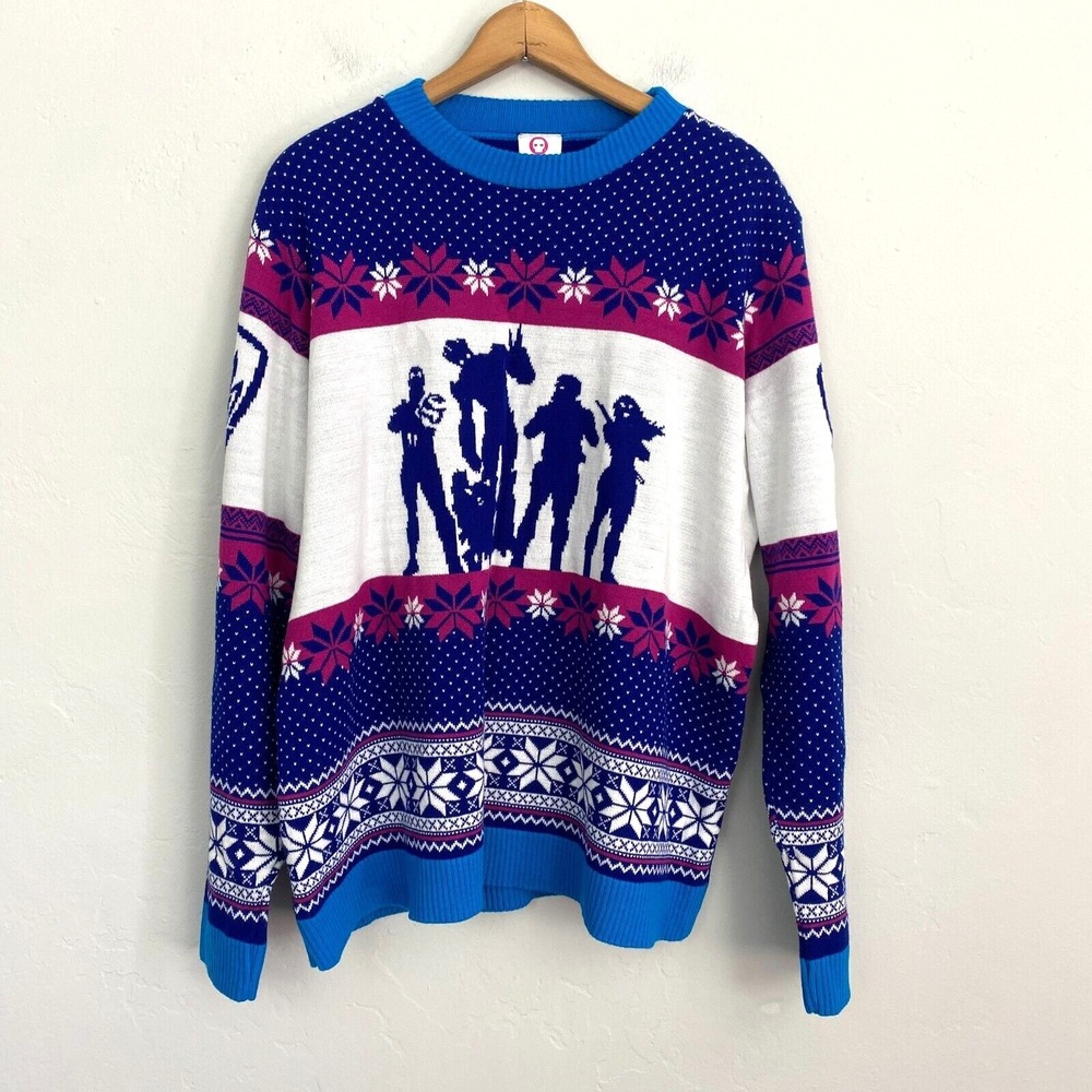 Numskull Guardians of the Galaxy Sweater Men Size 3XL Knit Long Sleeve